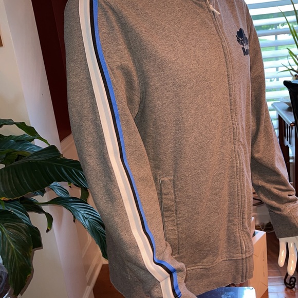 Men’s Roots gray zip up jacket L - Picture 3 of 4